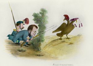 罗马问题：卡沃尔的漫画，1860年