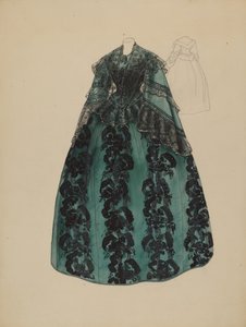 礼服，约1936年。