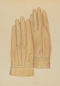男人的手套，约1938年。 作者 梅丽塔·霍夫曼