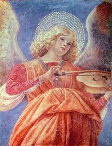 拉小提琴的音乐天使（壁画） 作者 Melozzo da Forli