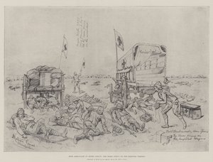 Boorn Ambuscade在Koorn Spruit，Boers在医院货车上开火 作者 Melton Prior