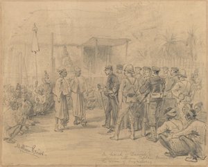 寻找Dacoits，c.1885 作者 梅尔顿·普里尔
