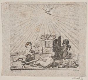 丹麦语  Vignet til N. E. Balle "神学论文"