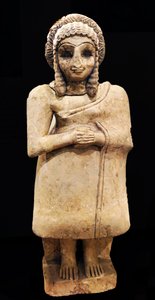 美索不达米亚 Khfajah，约公元前 2650-2550 年（石膏）