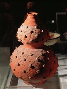 葫芦形的花瓶（陶器） 作者 墨西哥学校