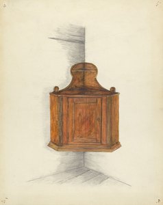 转角柜，约1953年。 作者 迈耶·戈德鲍姆