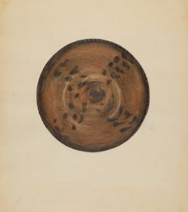 馅饼盘，约1936年。