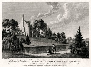 特里希尔山上校Onslows Lodge，靠近彻特西，萨里，1777年