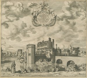 卡沃斯沃尔城堡：铜版画，nd [1653-1686] (印刷品) 作者 迈克尔·伯格斯