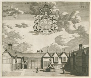 查特利庄园：雕刻，nd [1653-1686] (打印) 作者 迈克尔·伯格斯