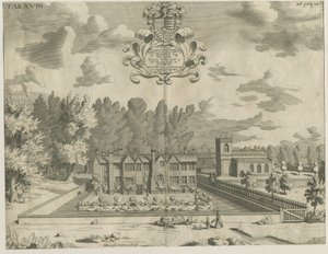 Okeover Hall：版画和雕刻[1653-1686] 作者 迈克尔·伯格斯