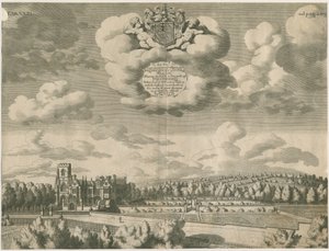 特伦瑟姆·霍尔（Trentham Hall）：版画和雕刻[1686] 作者 迈克尔·伯格斯