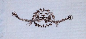 来自迈克尔-法拉第剪贴簿的图画（纸上笔墨）。