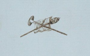 来自迈克尔-法拉第剪贴簿的图画（纸上笔墨）。 作者 迈克尔·法拉第
