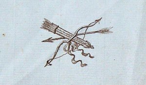 来自迈克尔-法拉第剪贴簿的图画（纸上笔墨）。 作者 迈克尔·法拉第