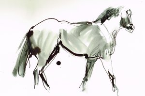 无题，2018（纸本水彩） 作者 迈克尔·弗里斯