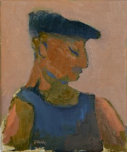 潇洒男人，集市日，2016（亚麻布油画） 作者 迈克尔·G·克拉克