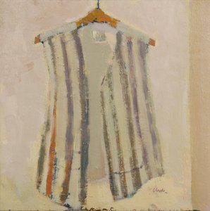 意大利丝绸马甲，2017（亚麻布油画） 作者 迈克尔·G·克拉克