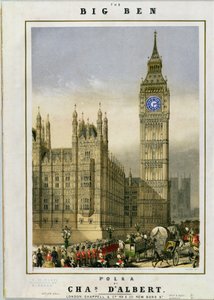 Big Ben Polka，音乐翻唱酒吧。汉哈特（c.1862）