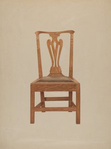椅子，约1938年。
