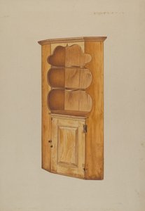 转角柜，约1938年。 作者 迈克尔·里奇泰利