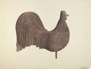 公鸡风向标，可能是1940年。