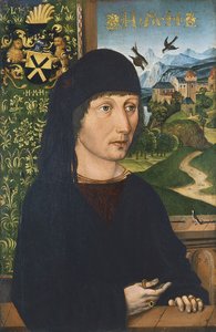 Levinus Memminger的肖像，约1485年 作者 迈克尔·沃尔吉姆特