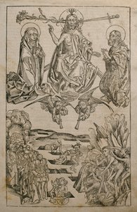最后的审判，来自&39;Liber Chronicarum&39;的插图，由Hartmann Schedel（1440-1514）在纽伦堡出版，1493年