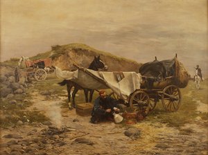 休息的鞑靼人 作者 Michal Pawel Gorstkin Wywiorski
