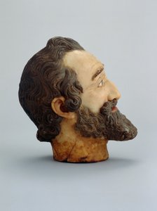 法国国王亨利四世，c.1610（蜡）（另见312138和312139） 作者 米歇尔·布尔丁