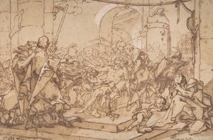 苏格拉底之死》，约1749年。