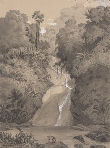 圣安斯山瀑布 作者 米歇尔·让·卡萨邦