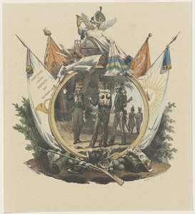 乌特勒支大学志愿猎人纪念章，1830 年 作者 米歇尔·穆罗
