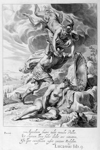 珀尔修斯（Perseus）切断了美杜莎的头颅，1655年