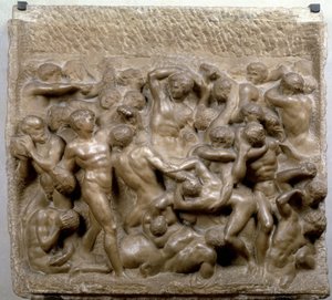 半人马战役 作者 米开朗基罗（Michelangelo Buonarroti）
