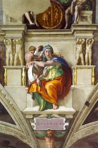 德尔斐女预言家 作者 米开朗基罗（Michelangelo Buonarroti）
