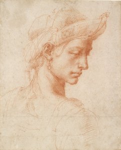 理想头像，15世纪末-16世纪初 作者 米开朗基罗（Michelangelo Buonarroti）