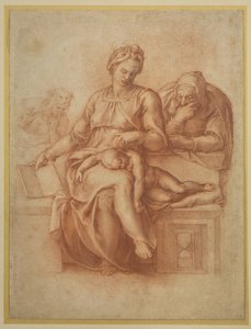 沉默的圣母，约1538年 作者 米开朗基罗（Michelangelo Buonarroti）