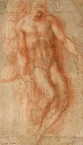 皮耶塔，约1530-36（红色粉笔）。 作者 米开朗基罗（Michelangelo Buonarroti）