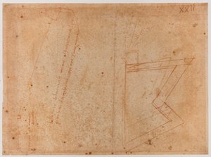 圣皮埃尔-加托利尼门附近城墙平面图 作者 米开朗基罗（Michelangelo Buonarroti）