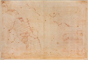罗马古迹研究，16 世纪（绘画） 作者 米开朗基罗（Michelangelo Buonarroti）