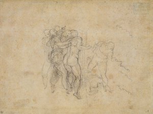 研究最后的判断（石墨在纸上） 作者 米开朗基罗（Michelangelo Buonarroti）