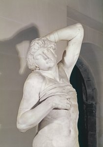垂死的奴隶，1513-15年 作者 米开朗基罗（Michelangelo Buonarroti）
