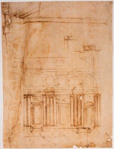 劳伦森休会期间的墙壁计划书 作者 米开朗基罗（Michelangelo Buonarroti）