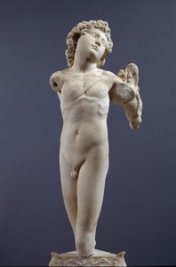 年轻的弓箭手，约1490年（大理石）。 作者 米开朗基罗（Michelangelo Buonarroti）