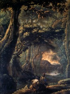 米开朗基罗-瑟科齐（Michelangelo Cerquozzi），又称米开朗基罗-德尔-巴塔格利（1602-1660），布面油画，67x51厘米。