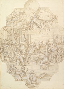 圣安娜斯塔西娅的殉道》，1721年。 作者 米开朗基罗·切鲁蒂
