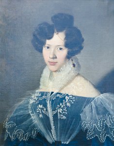 一个年轻女子的肖像 作者 米开朗基罗·格里戈莱蒂（Michelangelo Grigoletti）