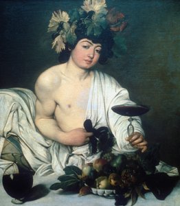 巴克斯，c1597 作者 米开朗基罗·梅里西·卡拉瓦乔