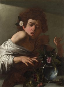 1595年，被蜥蜴咬伤的男孩 作者 米开朗基罗·梅里西·卡拉瓦乔